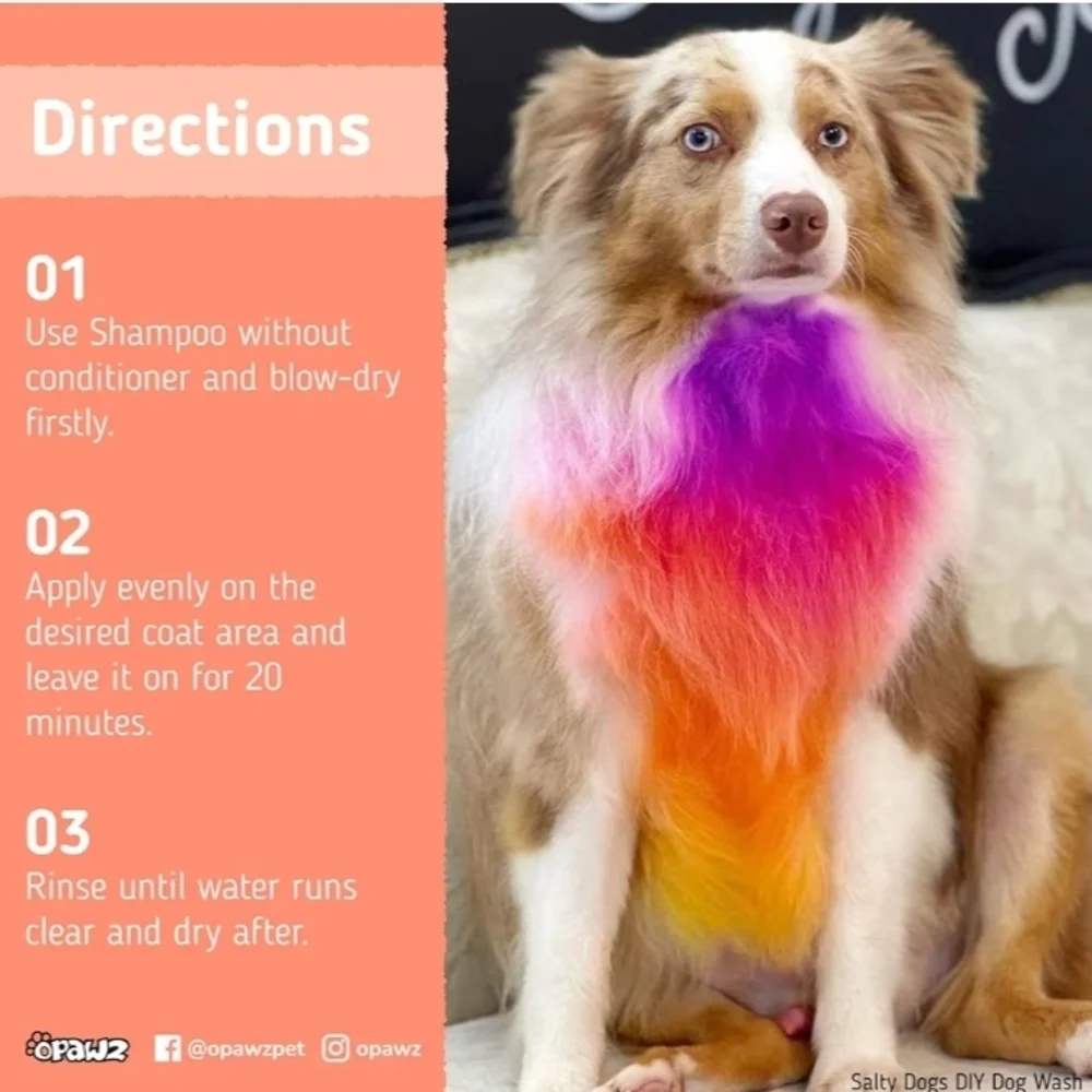 PAWZ Vibrant Red Pet Hair Dye